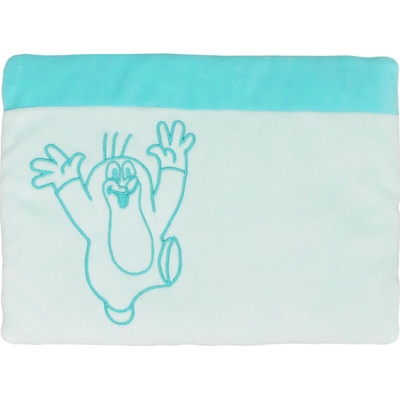 Moravská ústředna Vankúš BABY Krtko tyrkysový 32x22