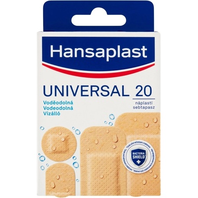 Hansaplast Náplasť Univerzálna Vodeodolná 20 ks