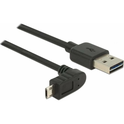 Delock 83857 USB USB 2.0 USB-A zástrčka, USB Micro-B zástrčka 3m černý
