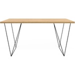 TEMAHOME Работно бюро в декор от дъбово дърво с черни крака , 140 x 75 cm Flow - TemaHome (9500.053221)