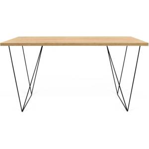TEMAHOME Работно бюро в декор от дъбово дърво с черни крака , 140 x 75 cm Flow - TemaHome (9500.053221)