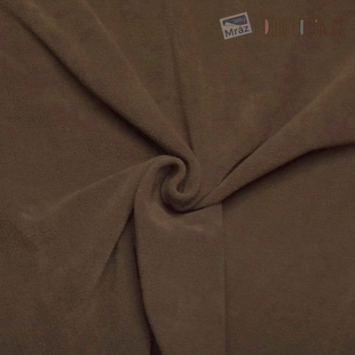 FLEECE antipilling hnedý 73
