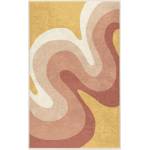 Mila Home Килим подходящ за пране в цвят жълта охра и сиво-розов 80x150 cm Strawberry Creamsicle - Mila Home (HKG-MMN-Colorful-010-80x150)