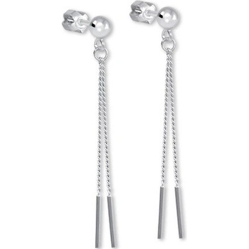 Soliter Elegantné strieborné náušnice 745 431 001 00882 0400000