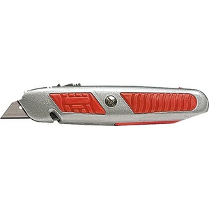 Tools world НОЖ МАКЕТЕН ИЗТЕГЛ. ОСТРИЕ ТРАПЕЦ МЕТАЛЕН КОРПУС 18мм (789679)