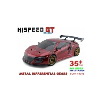 HSP GT RTR On-road Červený-94513-1 1:10