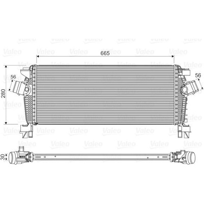 Chladič turba VALEO 818566