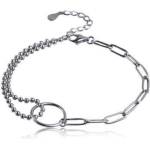Silenti Jewelry Сребърна гривна "Самочувствие