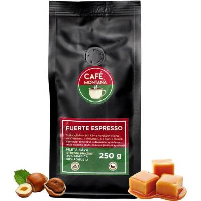 Café Montaña Fuerte Espresso mletá Espresso 0,5 kg