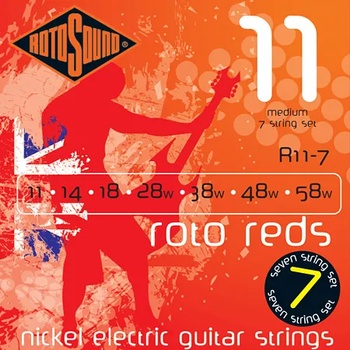 Image 1 of ROTOSOUND Струни китара 7-струнна rotosound - Модел r11-7