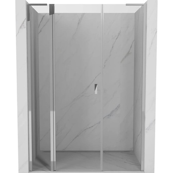 Mexen Mist L врата за душ кабина отварящи се 140 см, прозрачни, хром - 8A4L-140-001-01-00 (8A4L-140-001-01-00)