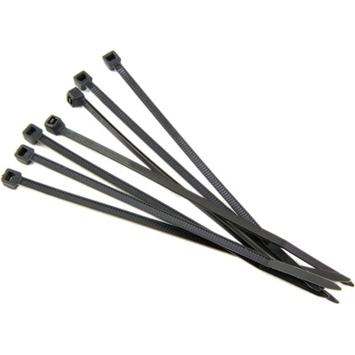 100 ks - Páska sťahovacia 3,6x150 mm čierna