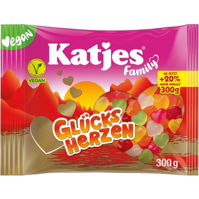 Katjes srdíčka 300 g
