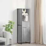 vidaXL Шкаф за книги Сив Сонома 43 x 36 x 150.5 см Инженерна дървесина (886627)