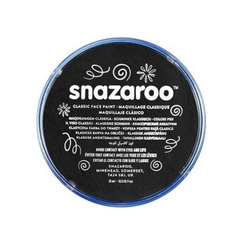 Snazaroo barva na obličej 75 ml Černá
