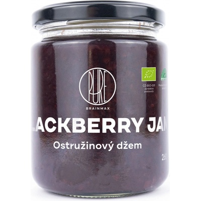BrainMax Pure Blackberry Jam Džem Ostružina BIO 260 g