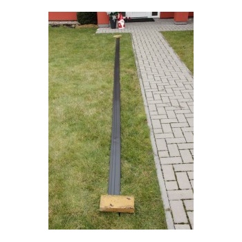 Grate Garden Diamond Junior zahradní obrubník 12 m černý 1 ks