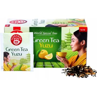 Teekanne zelený čaj v nálevových vreckách s yuzu 20 x 1,75 g