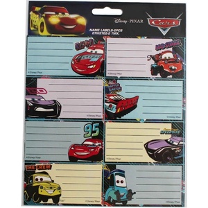  Етикети за тетрадки The Cars (16 броя) (772-18246)