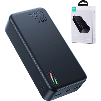 JOYROOM Dazzling Series Fast Charging Power Bank 30000 mAh 22.5W - преносима външна батерия с USB-C порт, и 2xUSB-A изхода (черен)