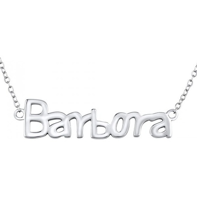 SILVEGO Strieborná retiazka s menom Barbora JJJ1859-BARB