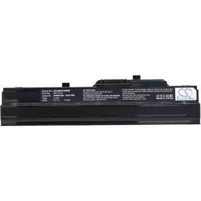 Батерия за MSI Wind 90, Wind U100, Wind U120, Medion MD96891 и други, 4400 mAh, Li-Ion (CS-MSU100HB)