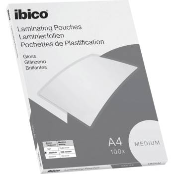 Ibico Фолио за горещо ламиниране, 100 микрона, A4, гланц, IBICO "Medium" 627309 (627309)