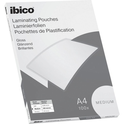 Ibico Фолио за горещо ламиниране, 100 микрона, A4, гланц, IBICO "Medium" 627309 (627309)