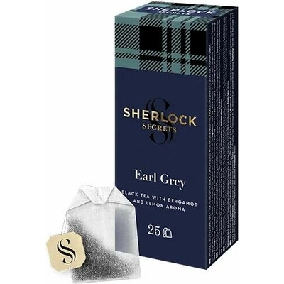 Sherlock Secrets Earl Grey porcvoaný čaj 25 ks