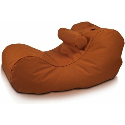 TiaHome Sedací vak Ležadlo XL polyester Svetlo hnedá