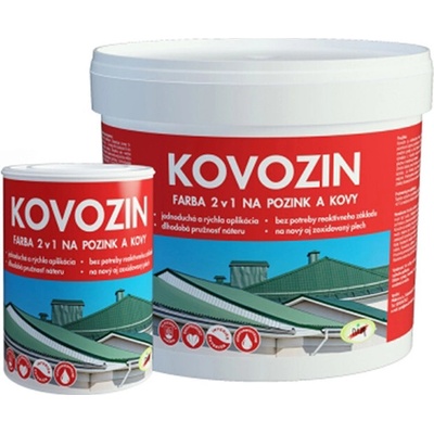 Kovozin farba na pozink a kov kovozin hnedý, 0,7 kg