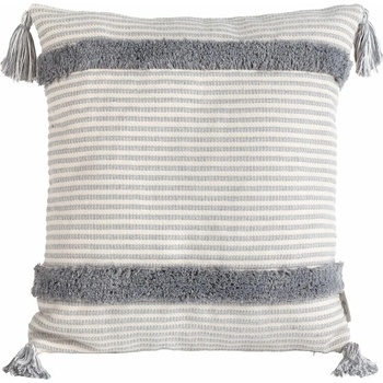 Takoy TERRA COLLECTION PALERMO z hrubej bavlnenej tkaniny zdobená strapcami na rohoch-HF-405729 45 x 45 cm