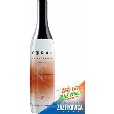 Goral Master Grapefruit 40% 0,7 l (čistá fľaša)