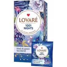 Lovaré 1001 Nights čierny zelený čaj 24 vreciek