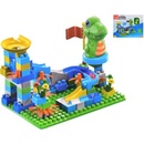 Mikro trading Stavebnice dráhou a zvířátkem - 91 ks