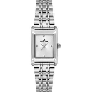 Daniel Klein DK. 1.14108-1 - Дамски часовник, Premium, Кварцов, 21x31.5mm, 3 ATM, Сребрист