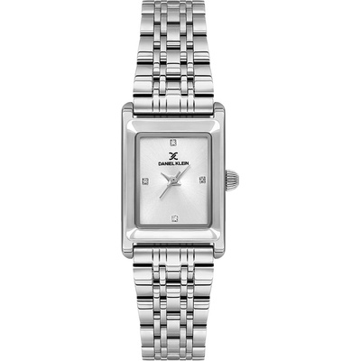 Daniel Klein DK. 1.14108-1 - Дамски часовник, Premium, Кварцов, 21x31.5mm, 3 ATM, Сребрист
