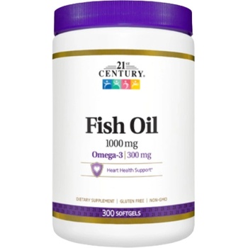 21st Century Fish Oil 1000 mg [300 Гел капсули]