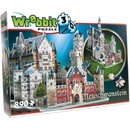 Wrebbit 3D Puzzle Zámok Neuschwanstein 890 ks