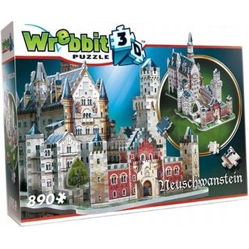 Wrebbit 3D Puzzle Zámok Neuschwanstein 890 ks