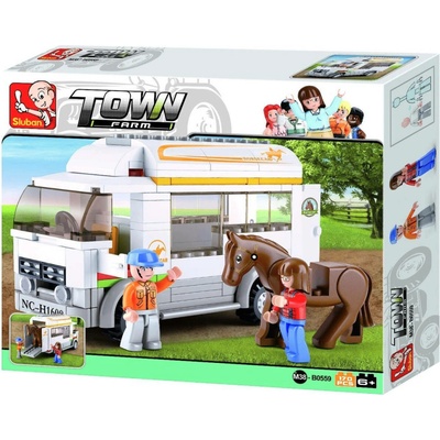 Sluban B0559 Vůz na přepravu koní