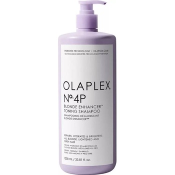OLAPLEX Тониращ шампоан за възстановяване на руса коса No. 4P, 1000 ml
