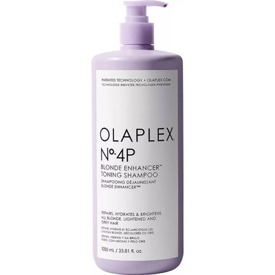 OLAPLEX Тониращ шампоан за възстановяване на руса коса No. 4P, 1000 ml