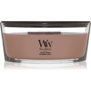 WoodWick Crystal Ginger ароматна свещ с дървен фитил 453.6 гр