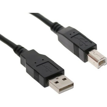 VCOM Кабел VCom CU201-B, от USB A(м) към USB B(м), 2.5m, черен (dekada_2536)