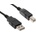VCOM Кабел VCom CU201-B, от USB A(м) към USB B(м), 2.5m, черен (dekada_2536)