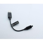 Motorola Оригинален micro-USB Кабел за Motorola (къс) 0.15m SKN643A, Черен (Bulk) (SKN6434A)