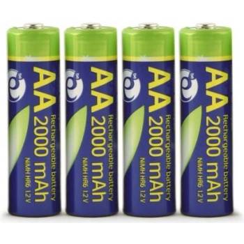 Gembird Батерия Gembird 2000mAh AA Ni-MH (4 бр. в опаковка) (EG-BA-AA20R4-01) (EG-BA-AA20R4-01)