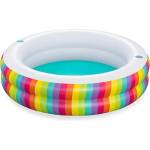 Bestway Басейн надуваем, детски, 206x51 см, Bestway 54443 Rainbow Dreams, с поставки за чаши (54443)
