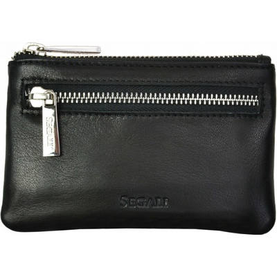 Kľúčenka SEGALI Kožená mini peňaženka 7291 A black